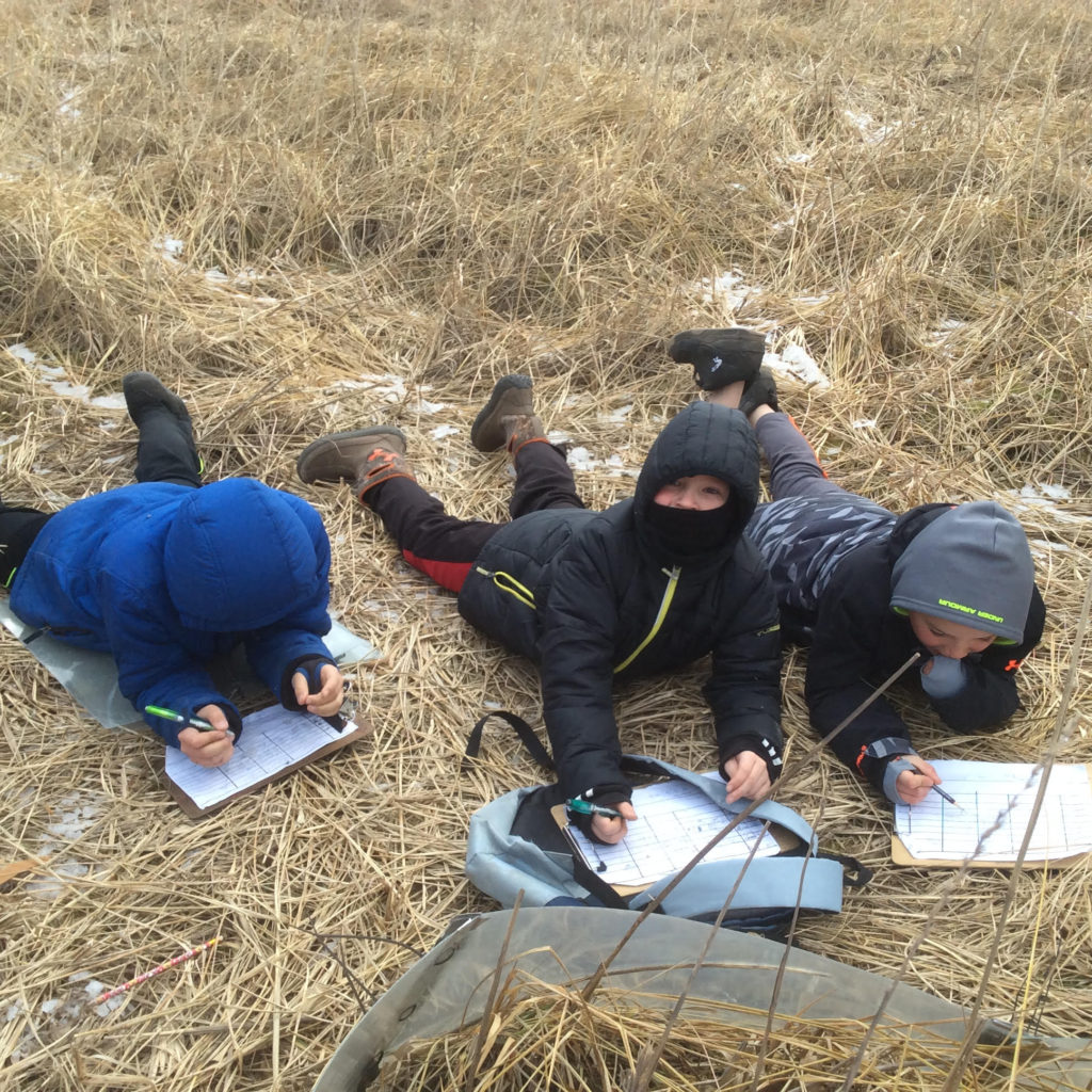 Aleut students by Susan Smith